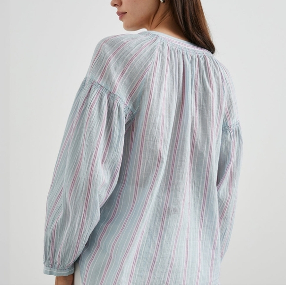Rails Kenlie Pastel Striped Top SZ L - Picture 2 of 8